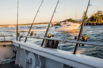 Fishing off the coast of Western Australia