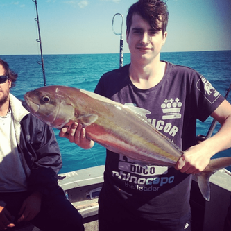 Casey Enjoying His Perth Fishing Charters