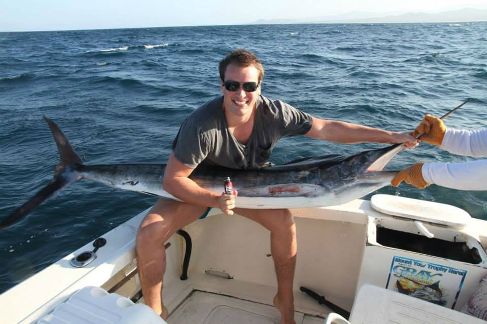 Brad with a huge marlin!