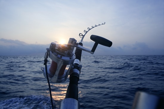 Fishing off the coast of Western Australia